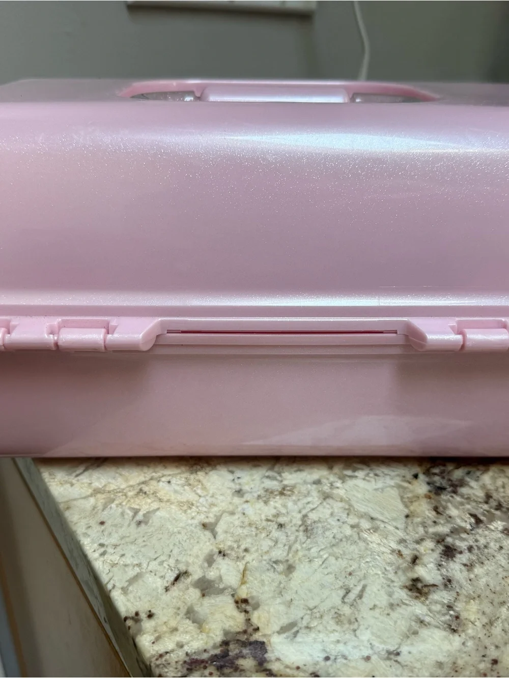 Caboodles Pink Portable Makeup Case with Built-In Mirror